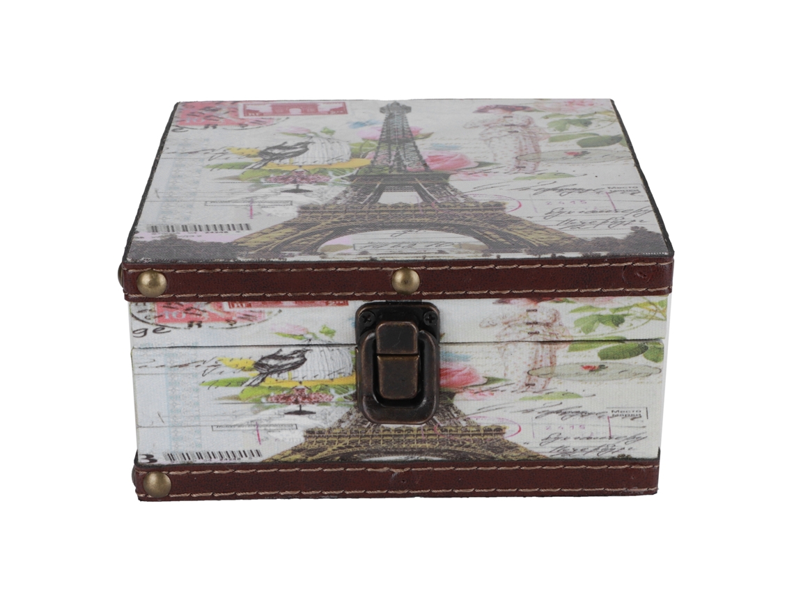 Caja de almacenamiento retro (para guardar joyas y decorar habitaciones)