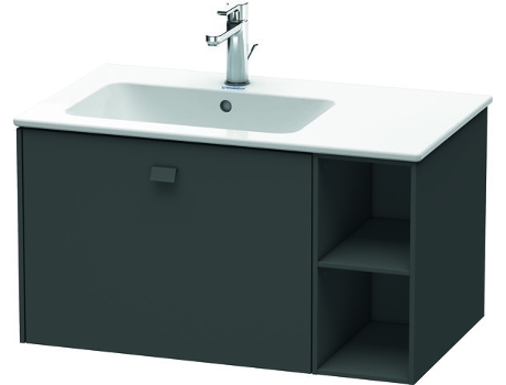 Neceser de pared DURAVIT Brioso 82,0 x 47,9 cm 1 extraíble estantería lateral lavabo a la izquierda para lavabo ME by Starck 234583