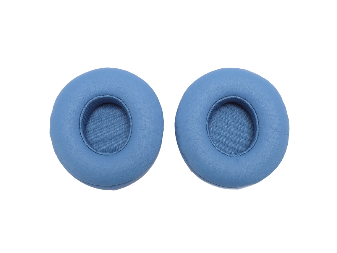 Almofadas De Reposição Para Fones De Ouvido Couro Protéico Para Fones Bluetooth Supra-auriculares Sem Fio Azul