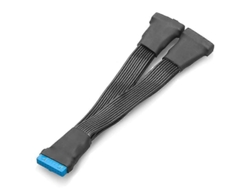 Cable Divisor Usb 3.0 De 2 Puertos Y 19 Pines Para Placa Base, 12 Cm, 2 Unidades