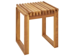 Mesa de bistró BELIANI Bellano de Madera de acacia Madera clara 40x35x44