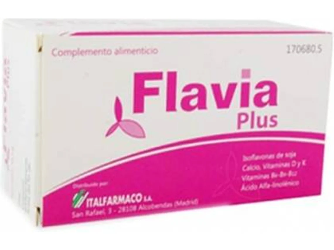 Complemento Alimentar ITALFARMACO Flavia Plus (30 cápsulas)