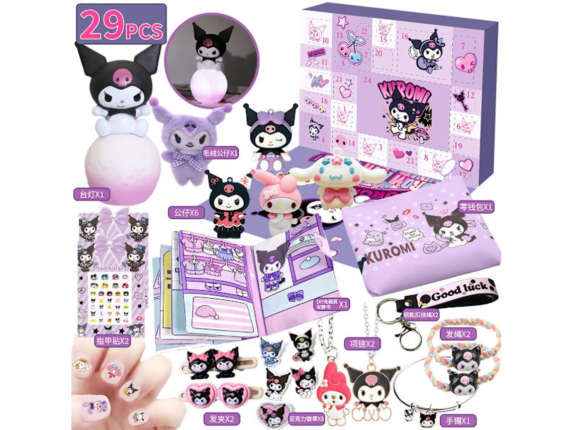 Calendario de Adviento Sanrio Hello Kitty 2025 - Caja sorpresa, cuenta atrás de 24 días para Navidad, regalo para niños