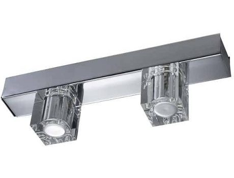 Aplique CRISTALRECORD Hydros 43-602-01-001 (Plateado - G9 - 40 W - Metal)