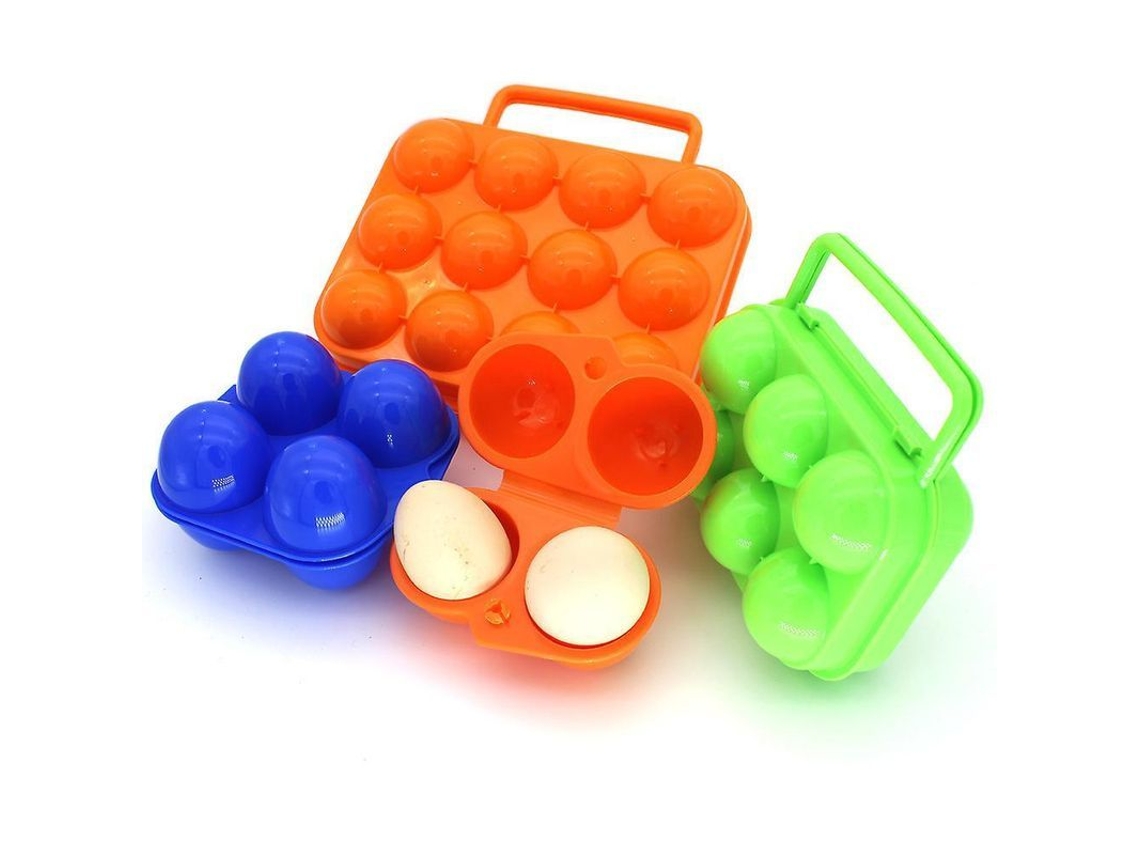2026-contenedor De Huevos Antichoque 2/6/12 Huevos Abs Almacenamiento Camping Refrigerador Caja Nfk 2 Compartimentos