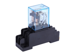 Relé De Potencia De Bobina De 8 Pines Ly2nj Dpdt Con Base Ptf08a (12 V Cc) Jqx-13f Hh62p-l