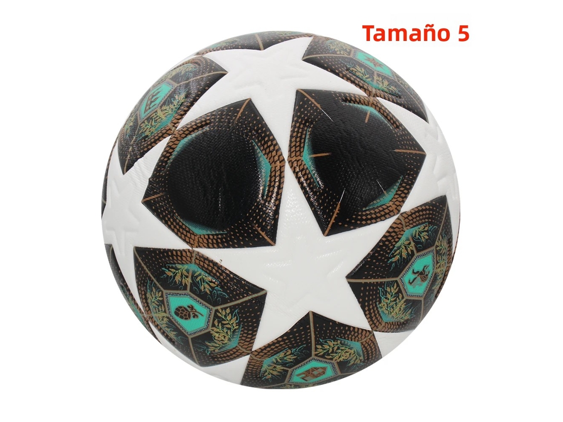 Balón De Fútbol Premium, Talla 5, Alta Elasticidad, Sin Costuras, Termosellado, Para Partido De Liga.