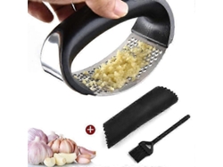 Juego de utensilios para machacar y pelar ajo y jengibre, incluye cepillo y prensa para ajos. Rosewell