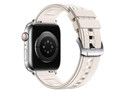 Correa para Apple Watch con textura cuadrada, caucho fluorocarbonado, diseño deportivo, FWINL (42 x 38 mm)