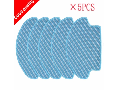 5 unids/lote almohadilla de fregado en seco y húmedo lavable de alta calidad para Ecovacs Deebot Dt85 Dt83 Dm81 Sdt85G Aspiradora Robótica almohadi...