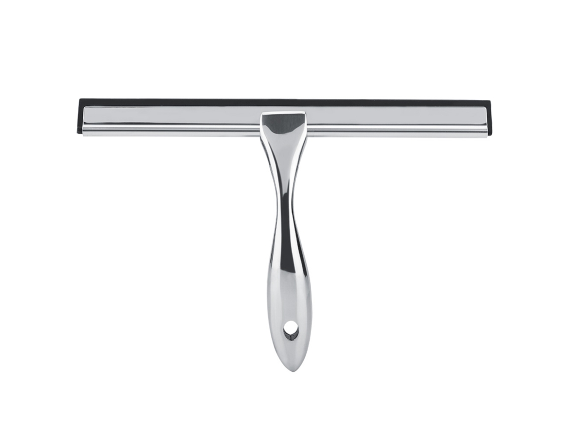 JILLIOPER Limpia Vidrios de Acero Inoxidable Duradero, Rasqueta para Ventanas y Espejos de Baño