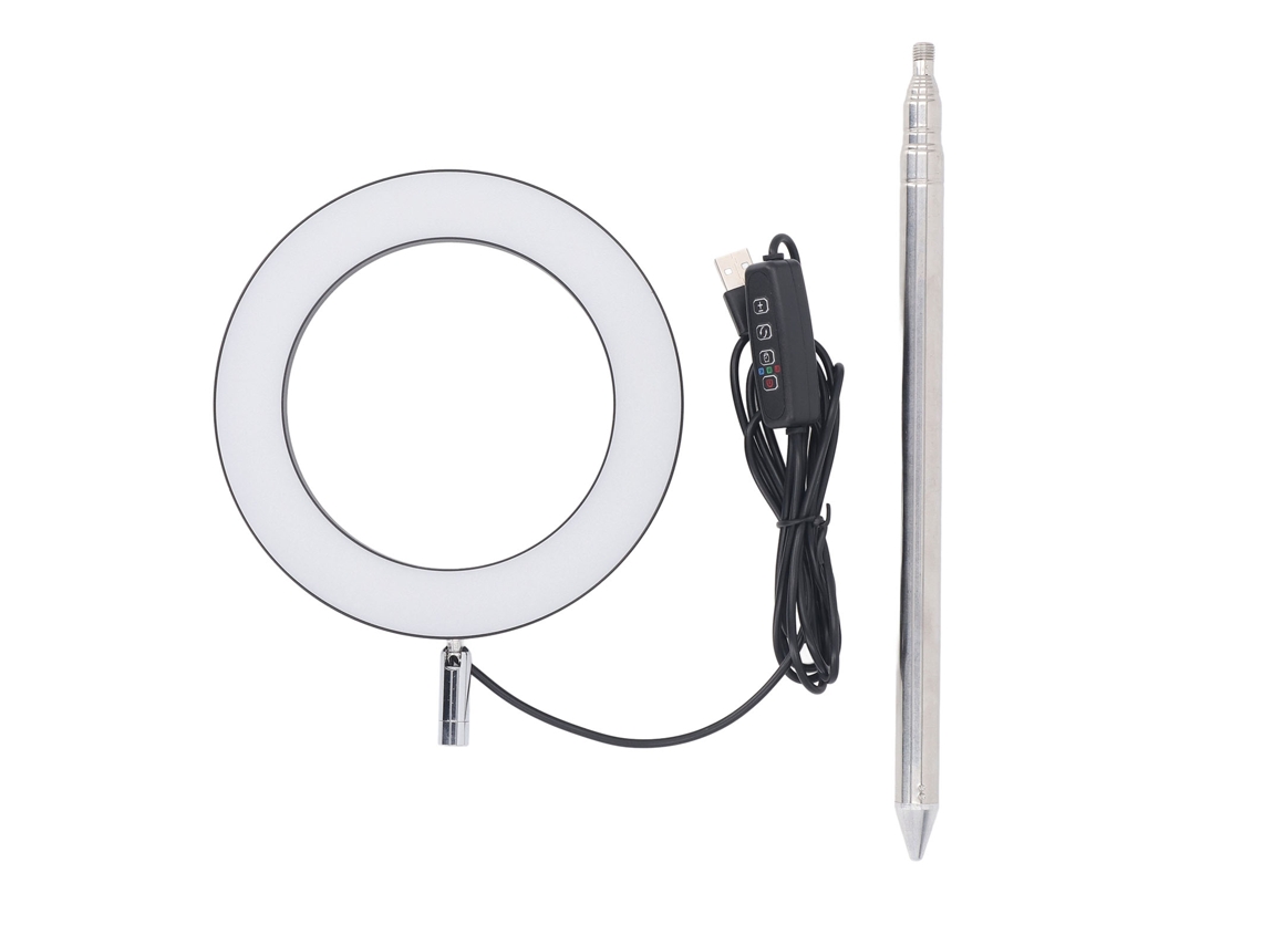 Lámpara De Cultivo De Espectro Completo, Altura Ajustable, Con Temporizador Y 10 Niveles De Brillo, 6 Pulgadas.