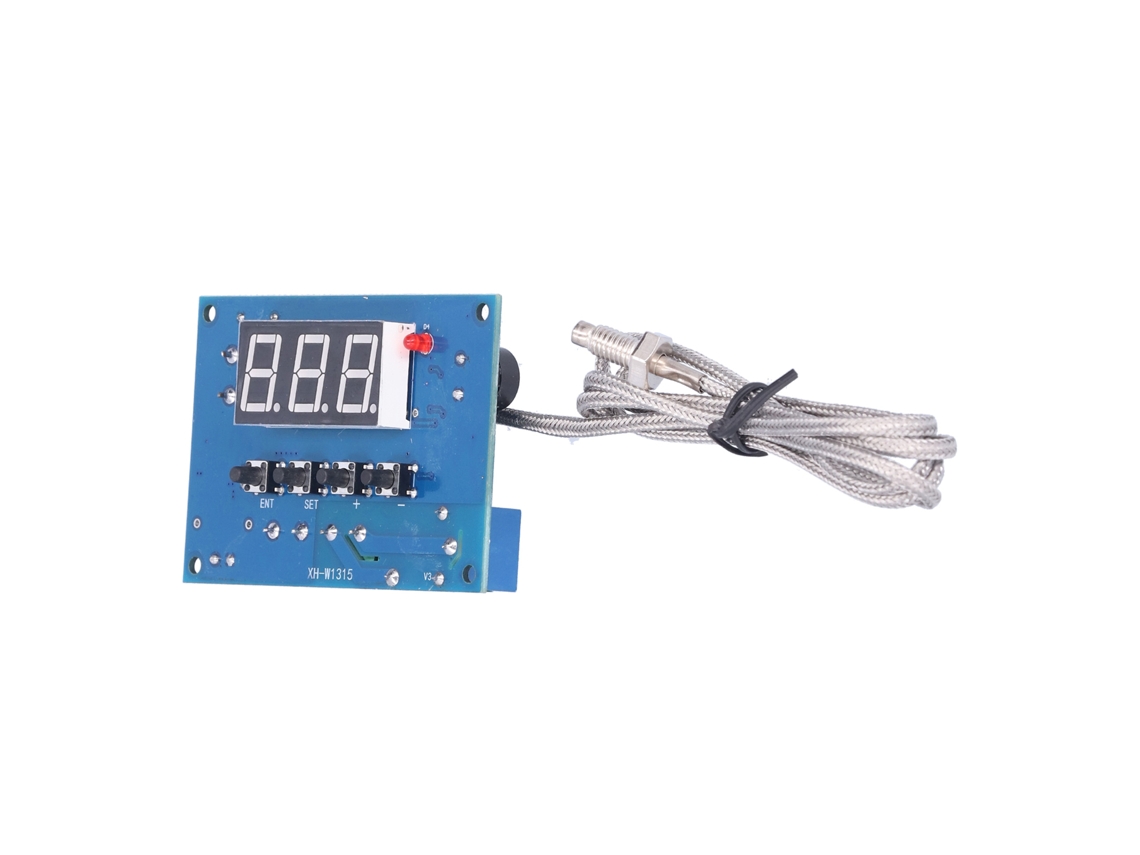 Placa de control de temperatura con sonda K