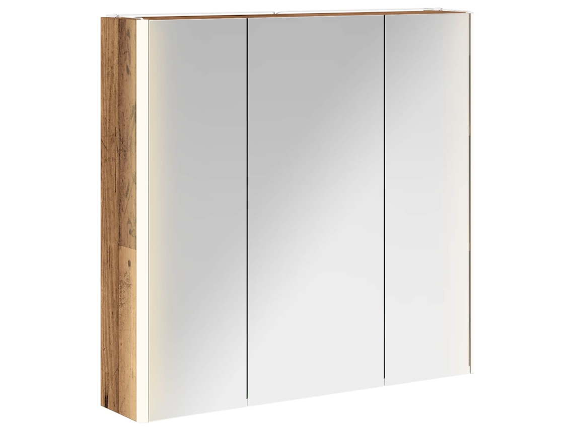 Maison Exclusive - Armario Con Espejo De Baño Madera Vieja 73.5 X 15.5 X 70 Cm
