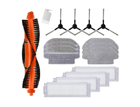 Escova de filtro rags hepa para xiaomi robot aspirador de pó p styj02ym 2s