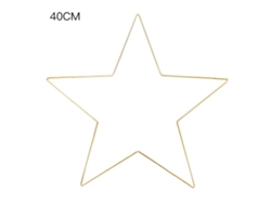 Anillo colgante de estrella de ensueño, de hierro dorado, accesorios para manualidades.