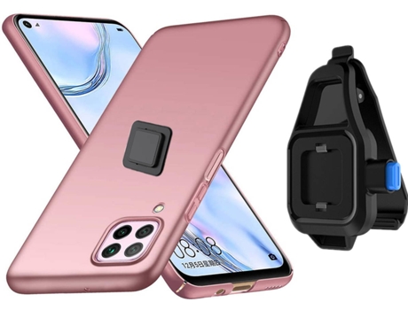 Funda Oppo A73 5G Turtleshell con Soporte de Cintura Rosa
