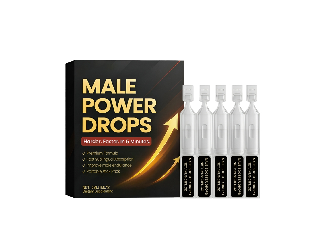 Gotas nutritivas para el cuidado corporal masculino