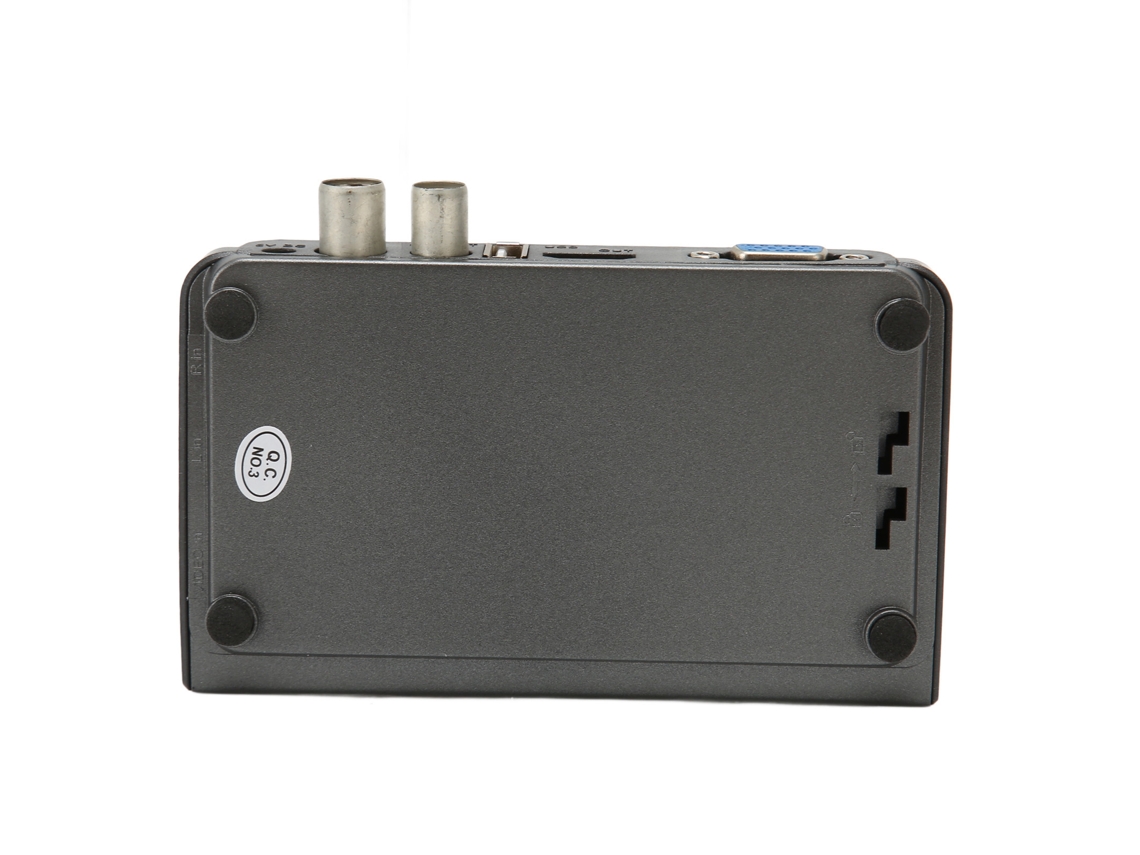 Convertidor Mini Av A Hdmi Vga, Convertidor De Vídeo Hd 1080p Con Enchufe Británico, 100-240v
