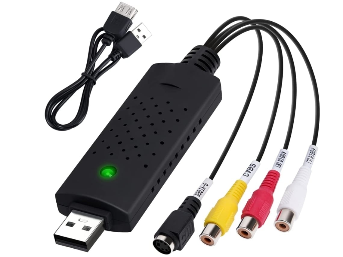 Convertidor de VHS a digital HDMI1213-Y18 Negro*