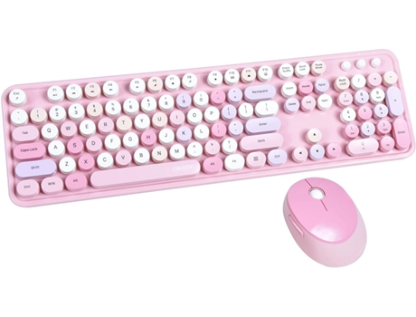 Teclado ELKUAIE Inalámbrico + Ratón (Inglés)