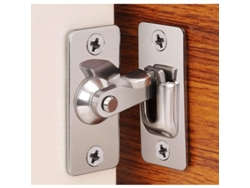 Cerradura De Acero Inoxidable En Ángulo Recto 90 Grados Para Cerramientos Deslizantes Cerros De Madera Ventanas Plata