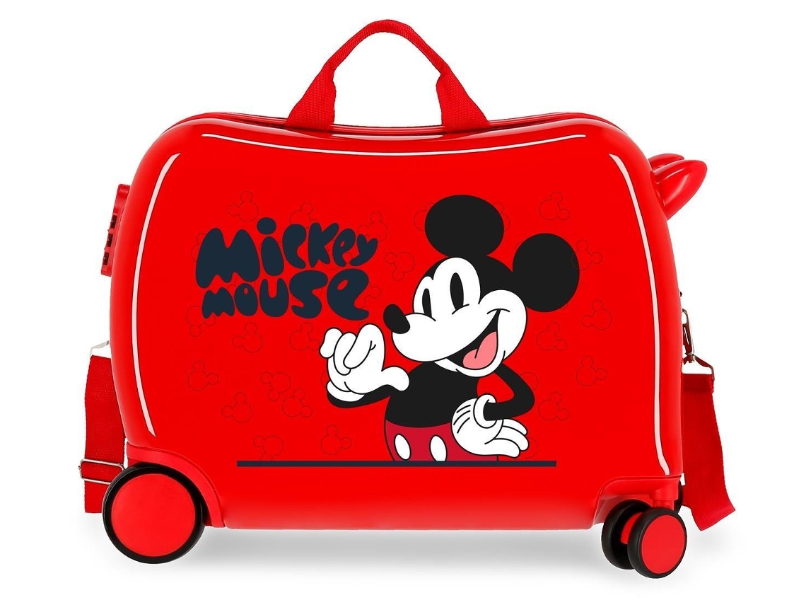 Maleta de Cabina DISNEY Mickey Mouse Fashion (Abs - Rojo - 50 x 39 x 20 cm)