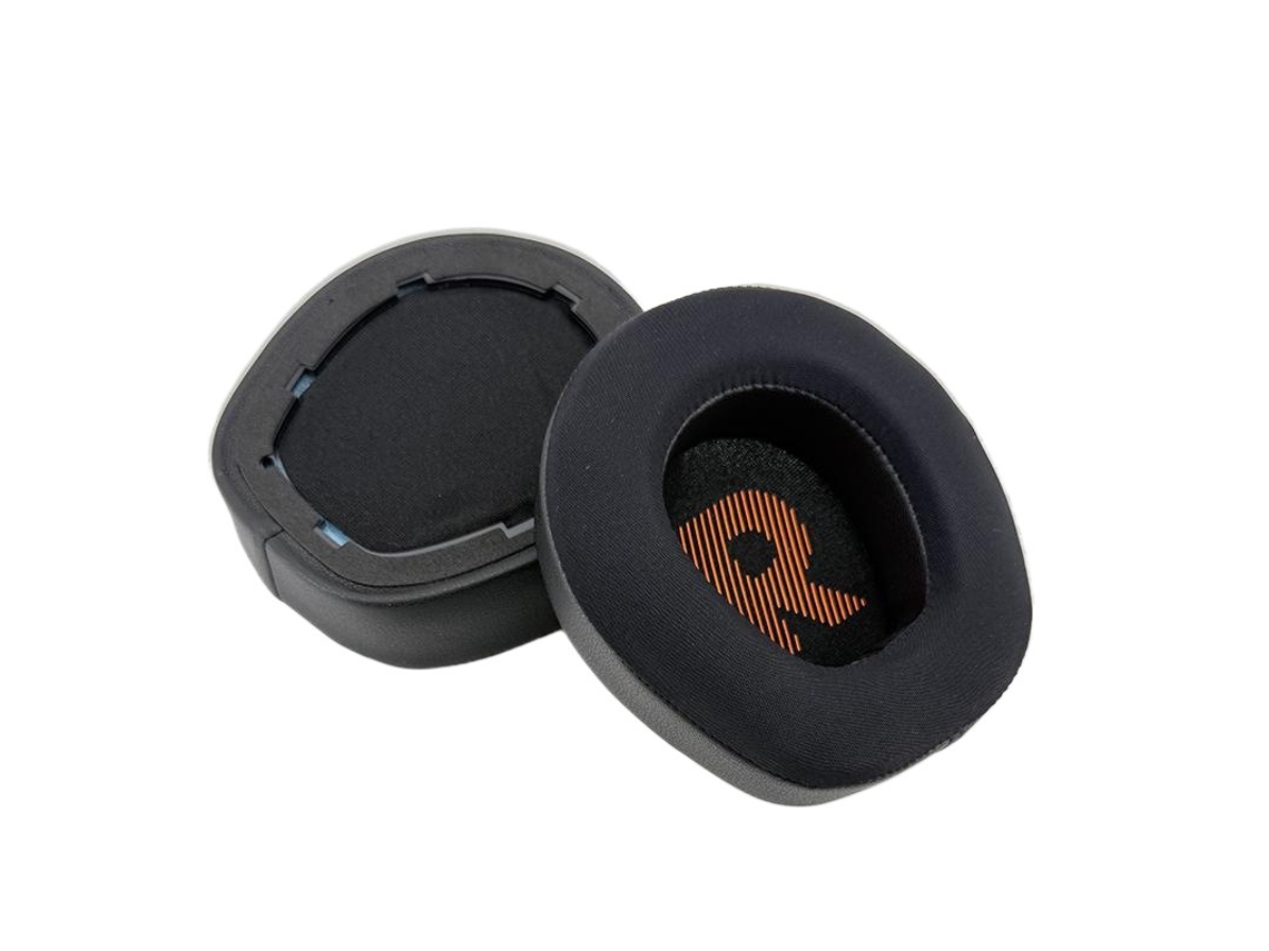Almohadillas para auriculares JBL Quantum Q400, espuma suave con gel Ice Cool, color negro.