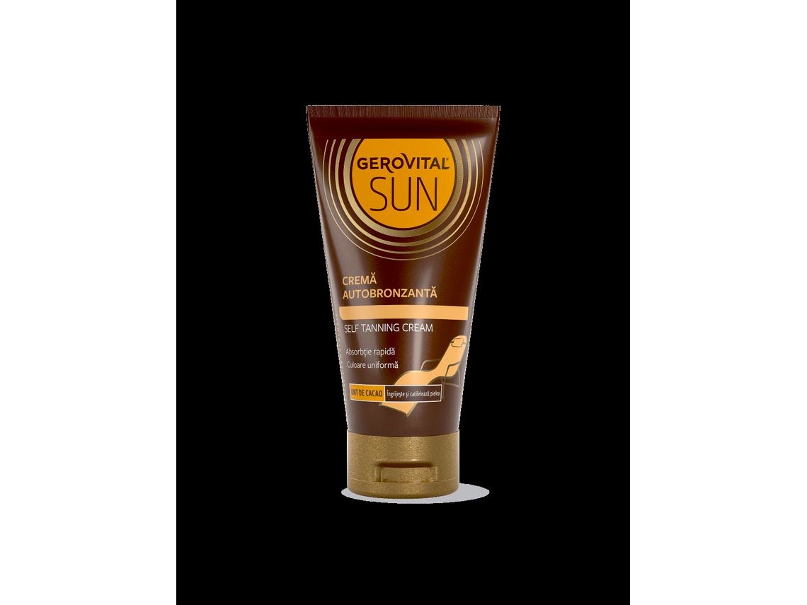 Bronceador solar en crema GEROVITAL para unisex