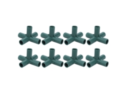 Conectores De Plástico De 5 Vías Para Soporte De Plantas, Ideales Para Jardín E Invernadero.