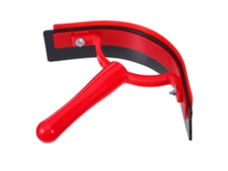 Raspador Para La Para Caballos | Sudor | Toyvian | Plástico | Rojo | Hoja | Ancha | Mango | Ergonómico
