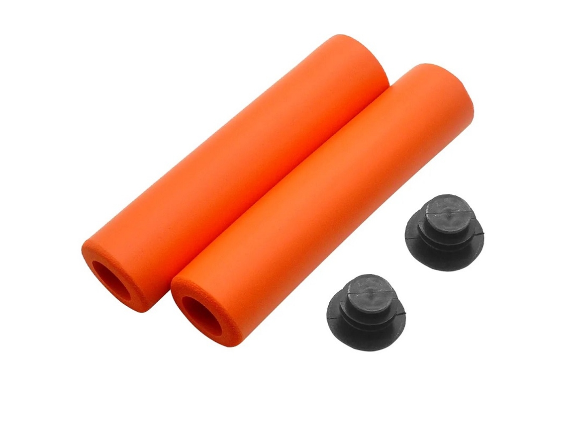 Puños de silicona suave para manillar de bicicleta de montaña o carretera, con funda de esponja antideslizante, soporte para ciclismo.