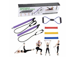 Juego De 5 Piezas De Barra De Pilates Para Fitness (Morado)  DIGITALLAB
