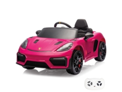 Vehículo Eléctrico Para Niños 12v - Porsche 718 Spyder Rs - 1 A 5 Años - Rosa
