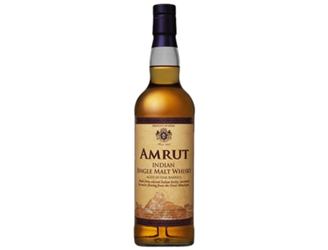 Whisky AROMAS DA TARDE Amrut Indian Single Malt (70 CL - 1 unidade)