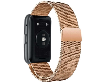 Correa Pulsera Milanese Mesh para Huawei Watch Fit 2 Rosa Dorado