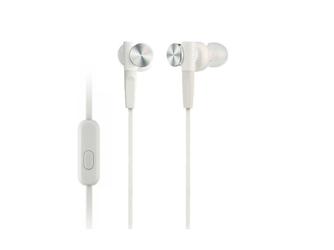 Auriculares con cable SONY MDR-XB50AP blanco