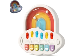 Piano De Juguete Para Bebés, Teclado Musical Luminoso Para Bebés De 6 A 12 Meses. Panoona