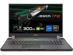 Portátil Gaming GIGABYTE Aorus 17G KD-72ES325SH (Intel Core i7-11800H - NVIDIA GeForce RTX 3060 - RAM: 16 GB - 512 GB SSD - 17.3'') — Windows 10 Home