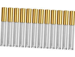 Conjunto De 40 Tubos De Confeitar Recarregáveis Com Acabamento Brilhante E Frascos Vazios Para