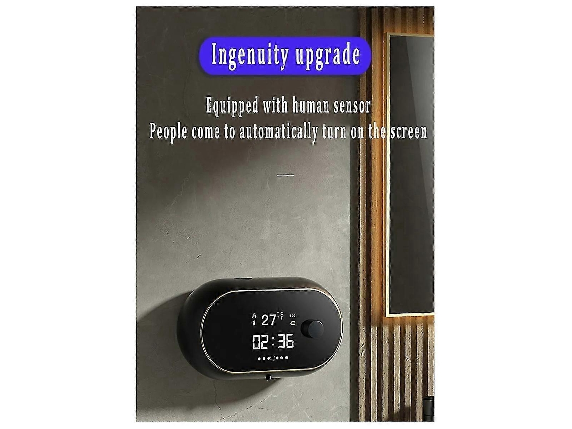 Dispensador de jabón en espuma inteligente Rosewell de 450 ml para baño, montado en la pared