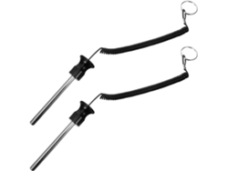 Juego de 2 pasadores magnéticos de 105 mm, de aleación de aluminio, para entrenamiento con pesas y fitness.