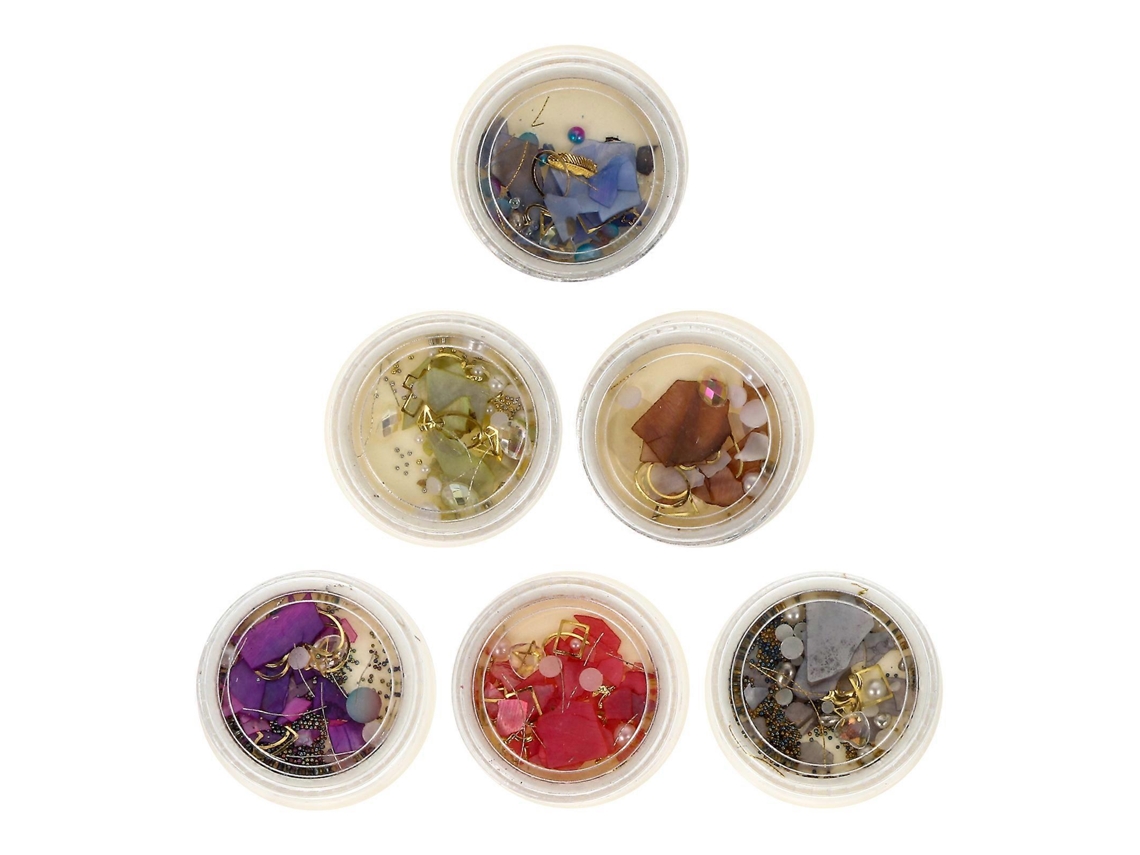 Decoración de uñas con piedras preciosas, joyas, perlas, manicura, perlas para uñas, conchas, apliques de uñas, decoración de uñas Nostalgia88