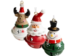 Juegos De Colgantes De Campanas Navideñas, Campanas Que Vienen Como Adornos Colgantes Para Ramas De Árbol.