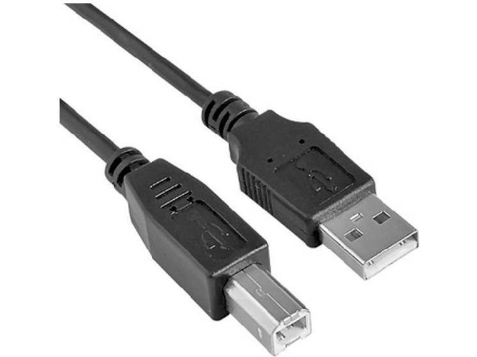 Cable USB NILOX USB A/USB B 5 m Macho/Macho Negro