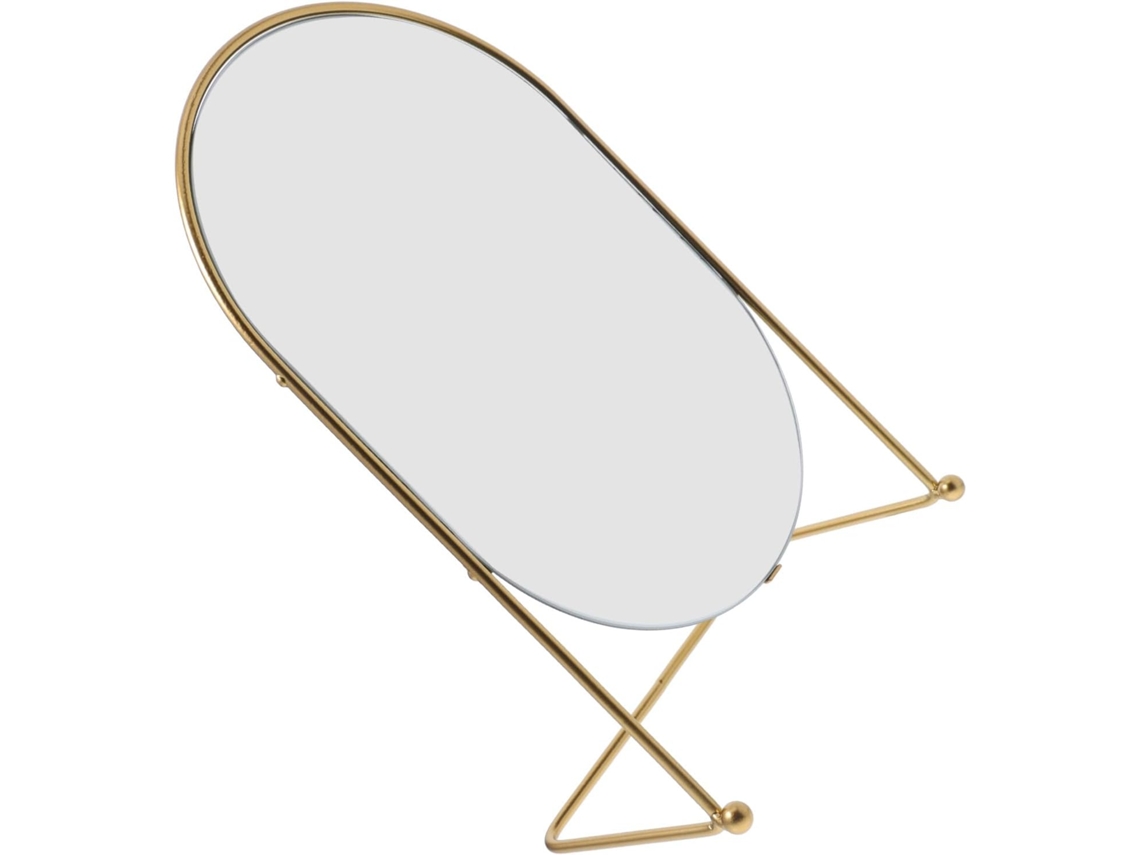Espejo De Maquillaje Ovale Haute Définition 33 Cm Couleur Doradoe Pour Coiffeuse Chambre Table
