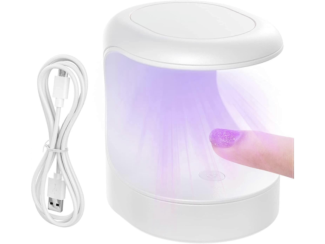 Mini lámpara UV para uñas de gel con 3 perlas de luz convergentes LY EBIKE