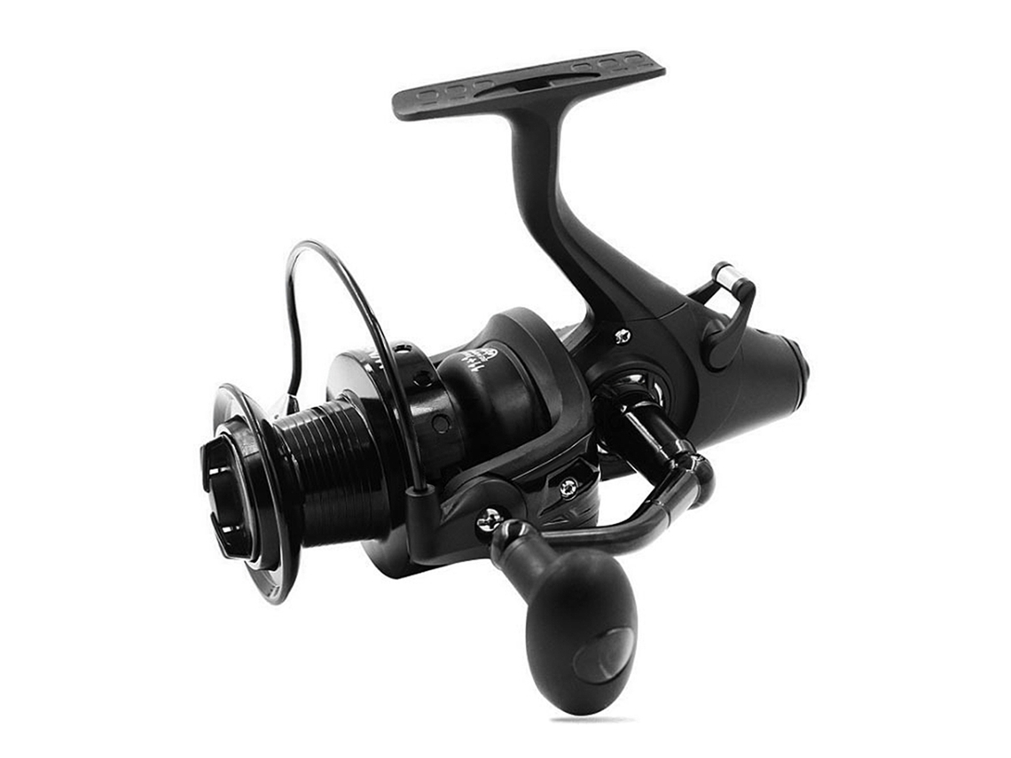 Carrete De Pesca Totalmente Metálico, De Alta Resistencia, Con Doble Freno, Para Pesca En Agua Salada.