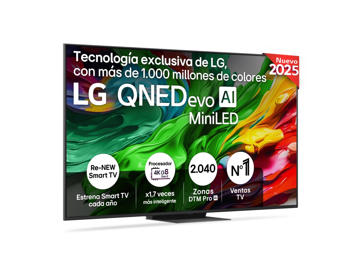 TV LG 65QNED86A6 (QNED Evo AI - Mini LED - 65'' - 165 cm - 4K Ultra HD - Smart TV)