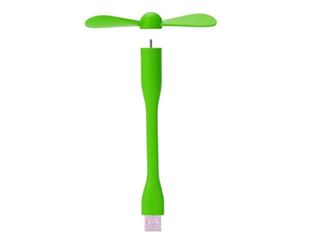 Mini Ventilador SLOWMOOSE USB Fléxivel / Removible Verde